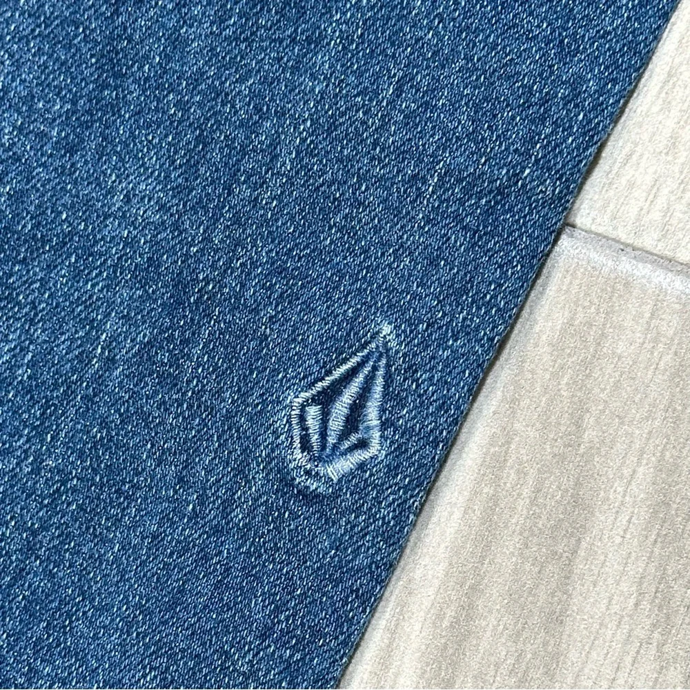 Boys VOLCOM VORTA Slim Straight 5 Pocket Logo Jeans 12
